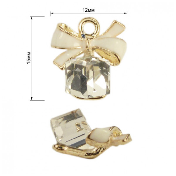 Украшение пришивное, цвет золото+черный